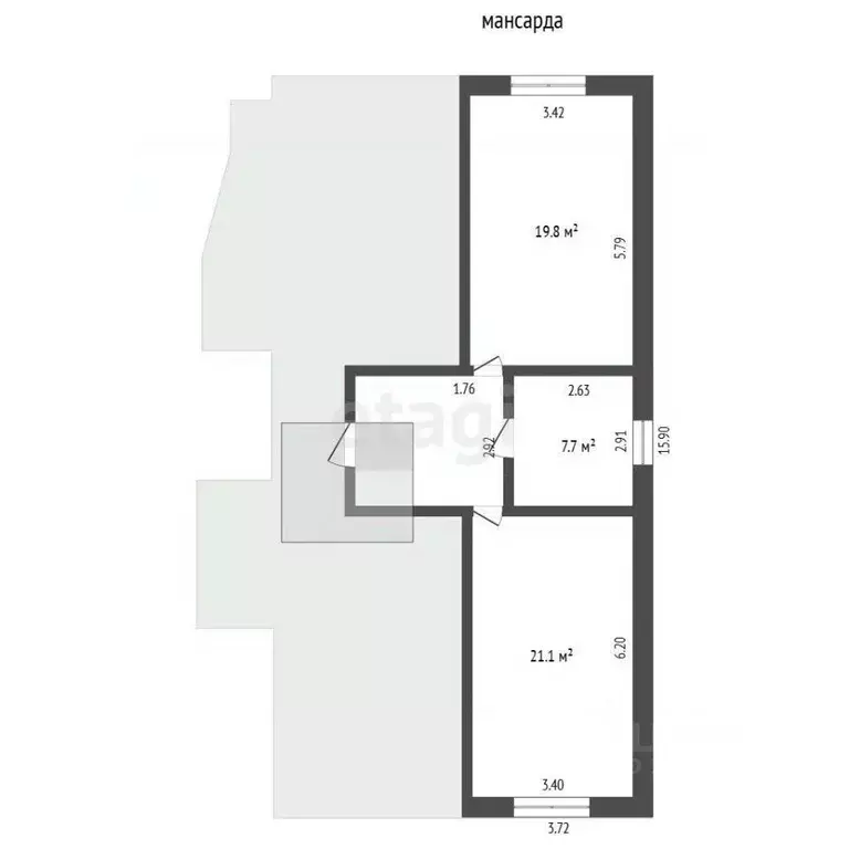 Дом в Белгородская область, Белгород пер. 3-й Магистральный, 1 (150 м) - Фото 2