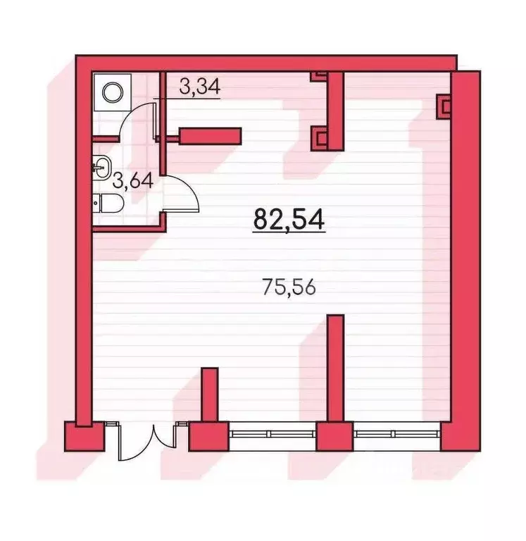 Помещение свободного назначения в Курганская область, Курган Заозерный ... - Фото 2