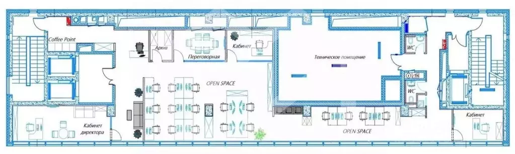 Помещение свободного назначения в Москва Валовая ул., 35Б (295 м) - Фото 2