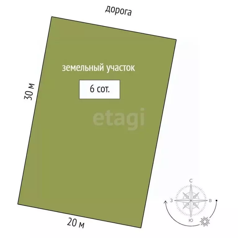 Участок в Тюменская область, Тюмень Лето-Парк ТСН, 41 (6.0 сот.) - Фото 2