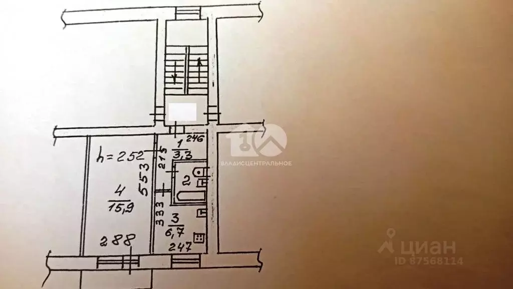 1-к кв. Новосибирская область, Новосибирск Учительская ул., 22 (28.6 ... - Фото 2