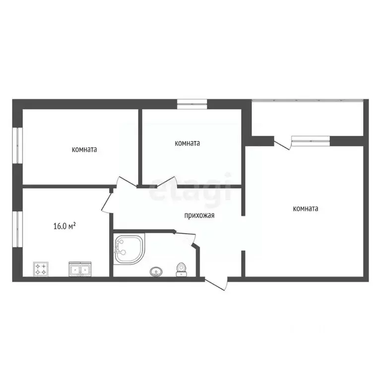 3-к кв. Саратовская область, Балашов ул. Строителей, 6А (85.3 м) - Фото 2