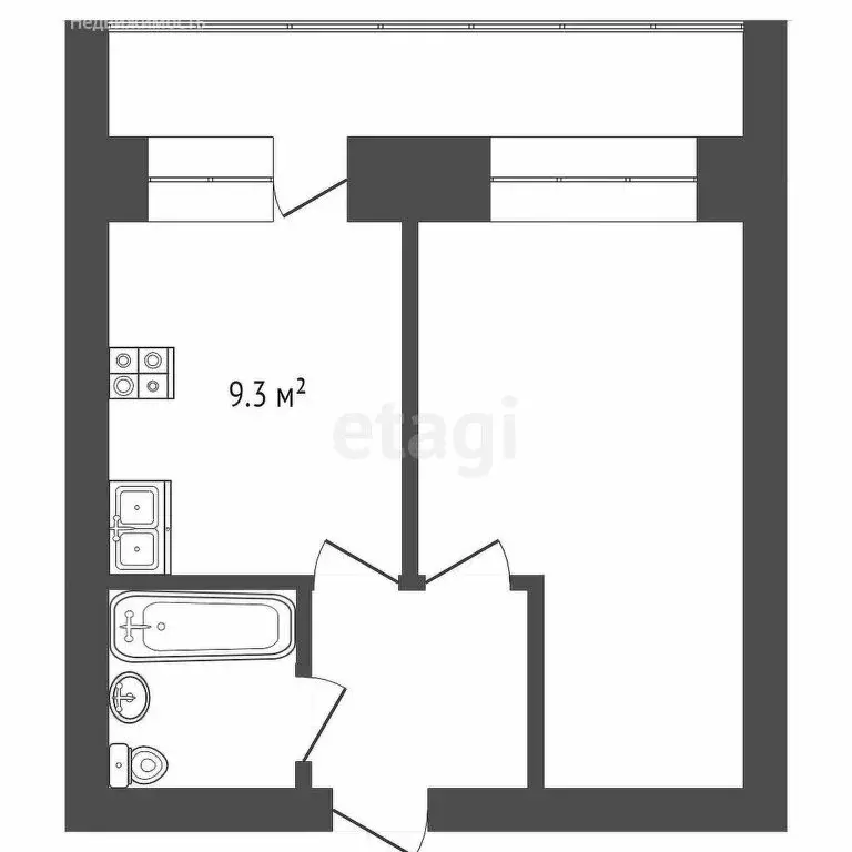 1-комнатная квартира: Йошкар-Ола, улица Прохорова, 46 (35 м) - Фото 0