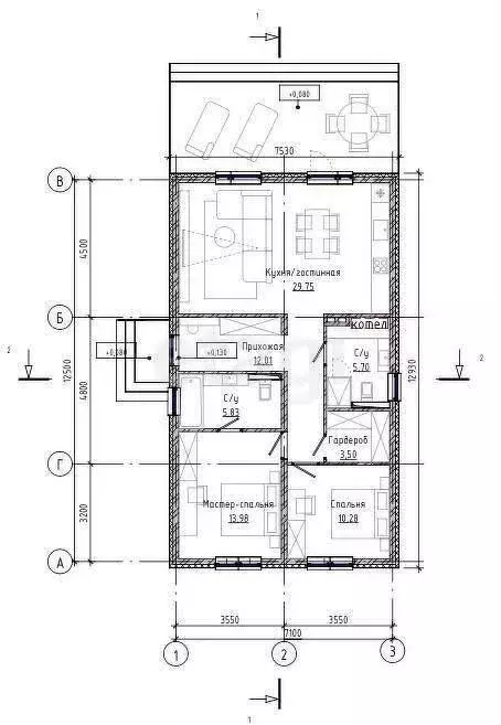 Дом в Подстепки, Вишнёвая улица (108 м) - Фото 1