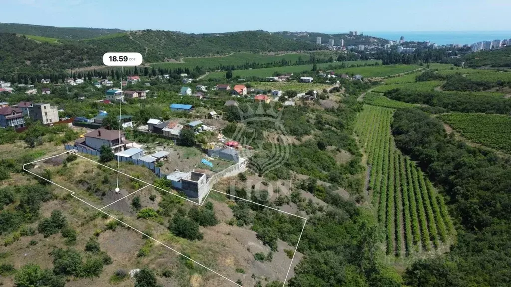 Участок в Крым, Алушта муниципальный округ, с. Нижняя Кутузовка  ... - Фото 2