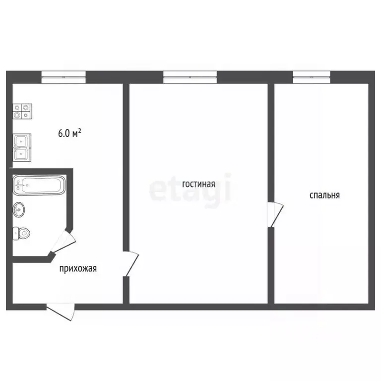 2-к кв. Владимирская область, Муром ул. Лаврентьева, 11 (37.8 м) - Фото 2