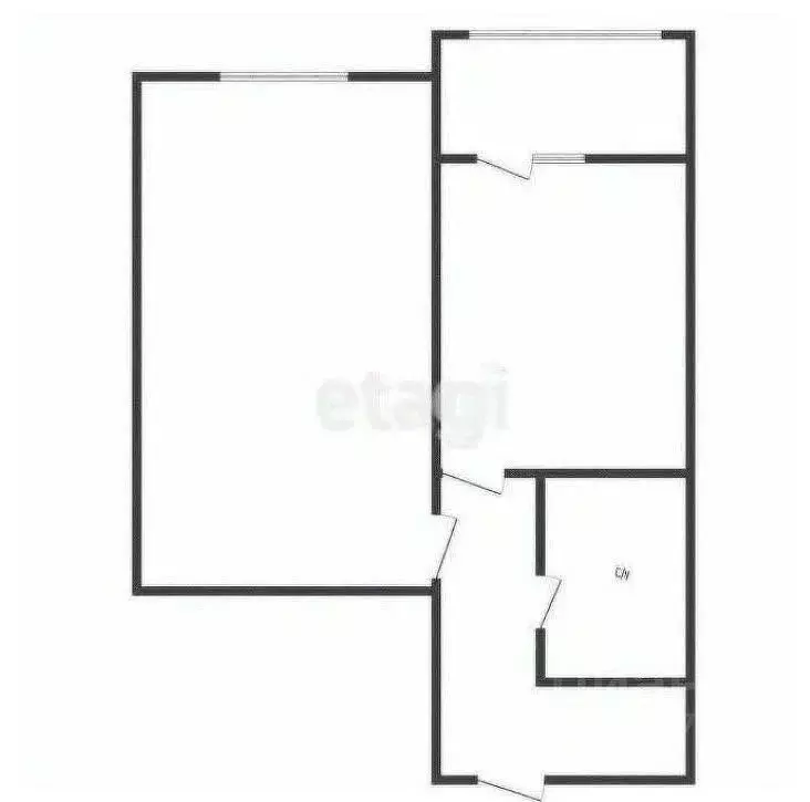 1-к кв. Курская область, Курск ул. Энгельса, 115/6 (36.97 м) - Фото 2