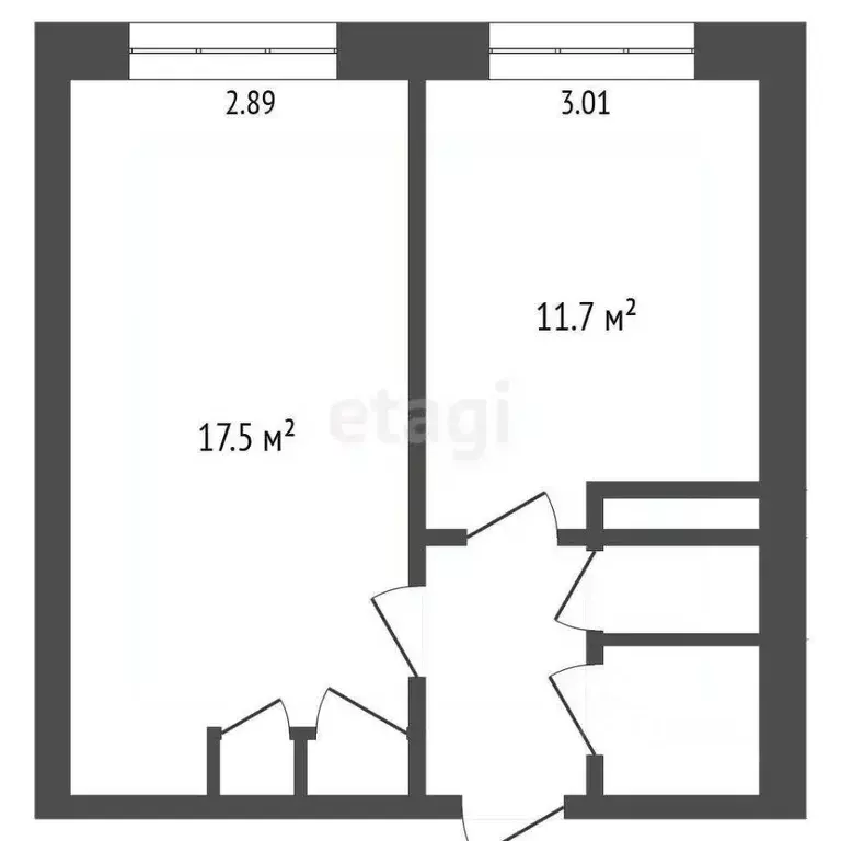 Комната Псковская область, Псков ул. Леона Поземского, 126 (31.0 м) - Фото 1