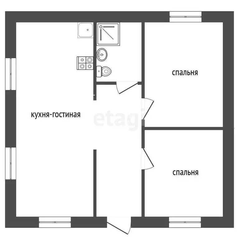 Дом в Рыбинск, СНТ Волга, массив-1 (80 м) - Фото 2