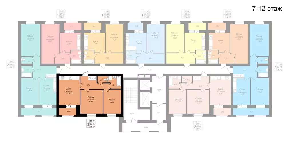 Помещение свободного назначения (63.44 м) - Фото 1
