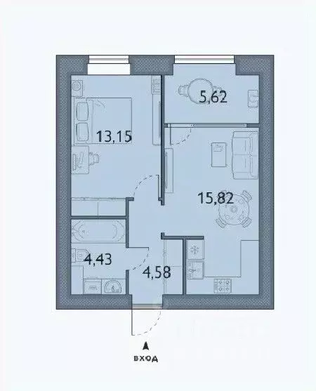 1-к кв. Брянская область, Брянский район, пос. Мичуринский, ... - Фото 1