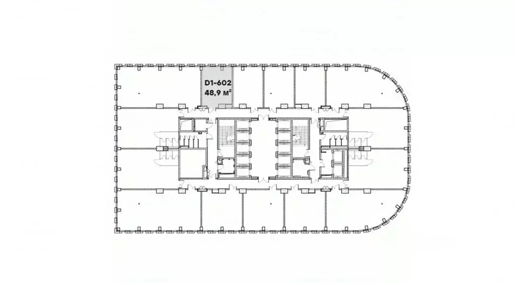 Офис в Москва Стоун Савеловская бк,  (49 м) - Фото 2
