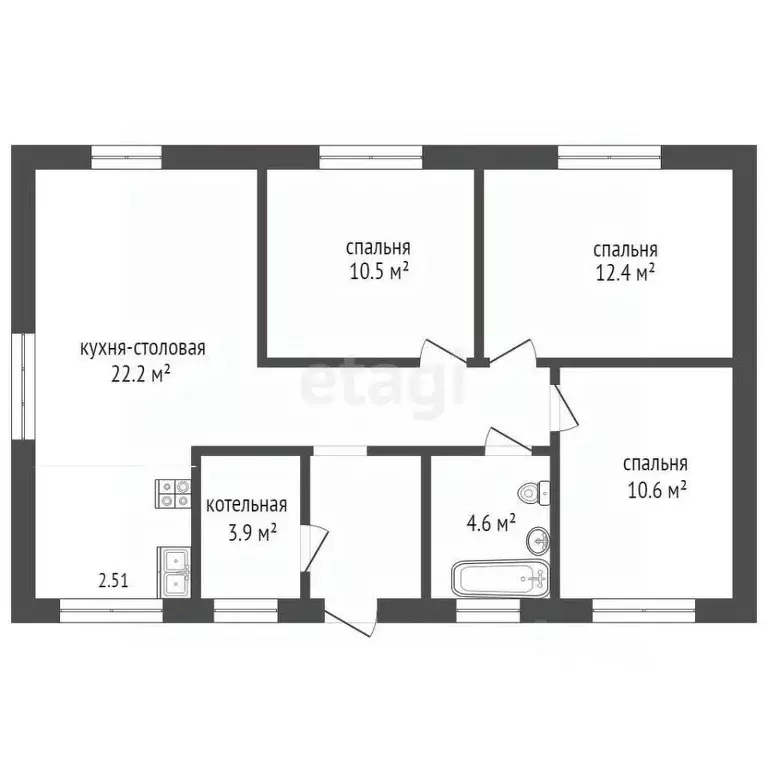 Дом в Пермский край, Пермь ул. Трясолобова, 72 (196 м) - Фото 1