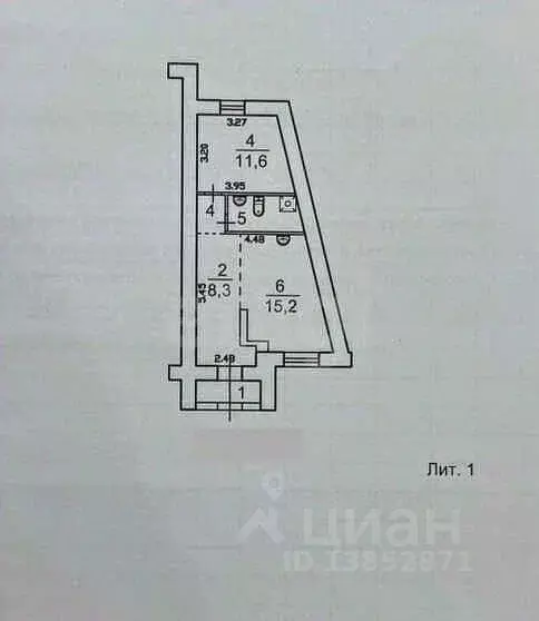 2-к кв. Приморский край, Владивосток Славянская ул., 17 (43.5 м) - Фото 1