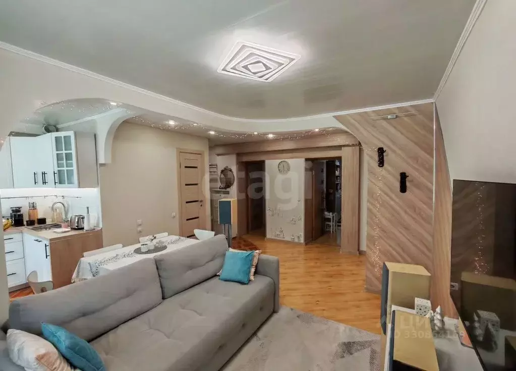 3-к кв. Алтайский край, Барнаул просп. Строителей, 38А (62.0 м) - Фото 1