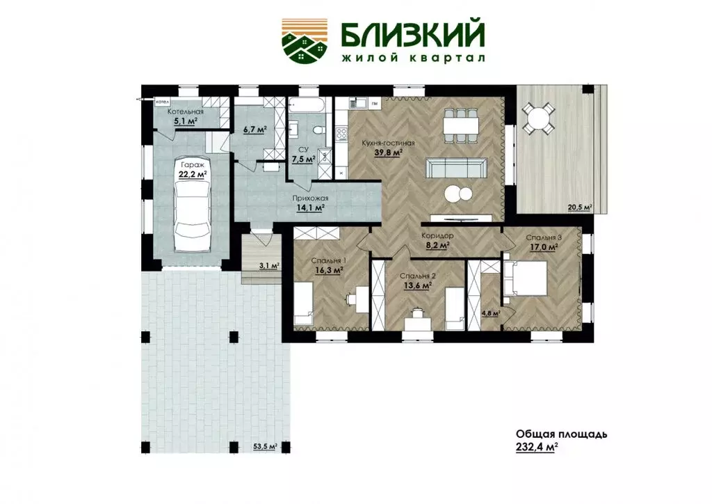 Дом в Оренбургский район, Красноуральский сельсовет, село имени 9 ... - Фото 1