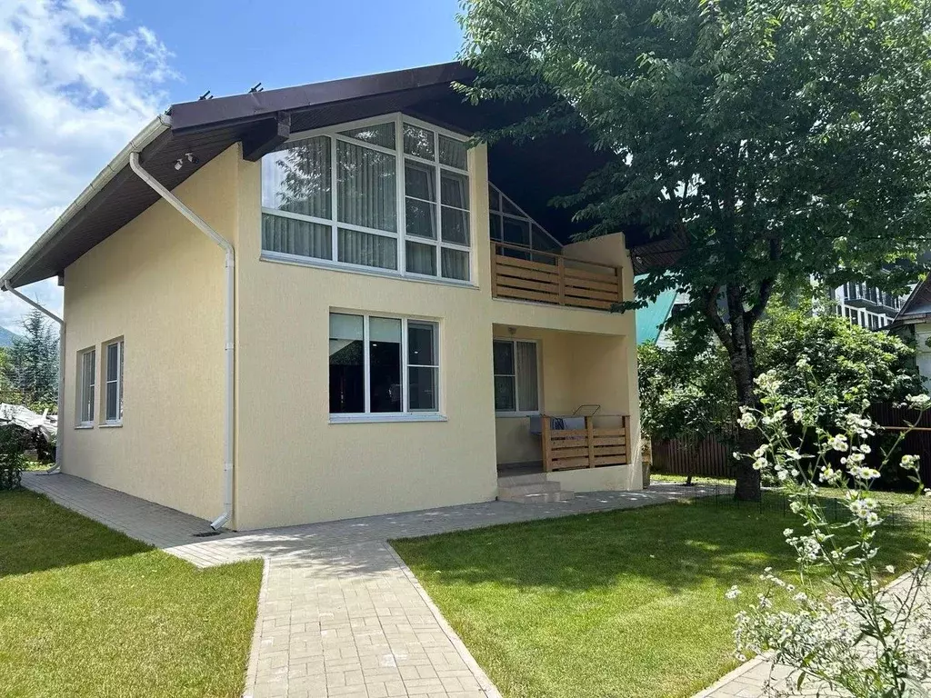 Дом в Краснодарский край, Сочи Красная Поляна пгт, пер. Аибгинский ... - Фото 1