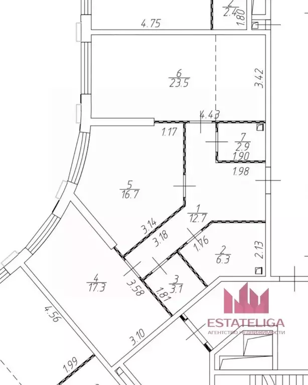 3-к кв. Москва ул. Лобачевского, 120к1 (82.4 м) - Фото 0