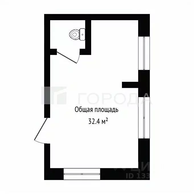 Офис в Новосибирская область, Новосибирск ул. Есенина, 12/3 (32 м) - Фото 2