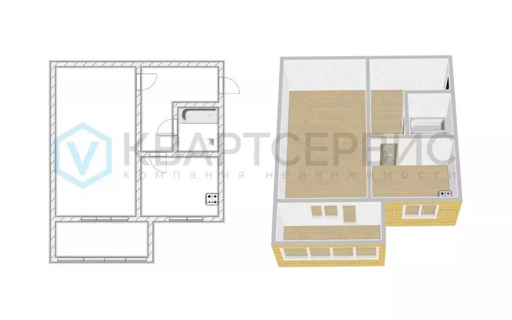 1-к кв. Омская область, Омский район, Дружинское с/пос, пос. Горячий ... - Фото 2
