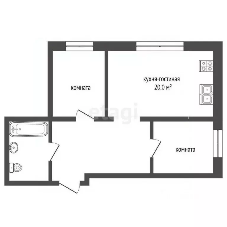 3-к кв. Московская область, Серпухов Борисовское ш., 1 (77.0 м) - Фото 2
