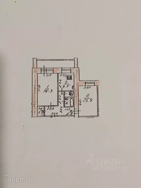 2-к кв. Марий Эл, Йошкар-Ола ул. Воинов-Интернационалистов, 26 (54.9 ... - Фото 2