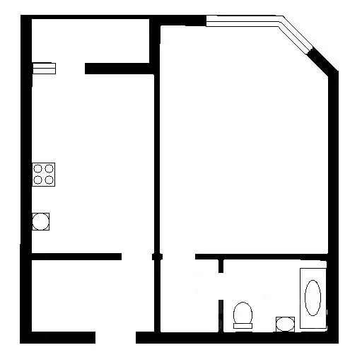 1-к кв. Санкт-Петербург Глухарская ул., 27к1 (47.0 м) - Фото 2