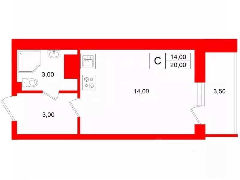 Студия Ленинградская область, Кудрово г. Всеволожский район, Заневское ... - Фото 2
