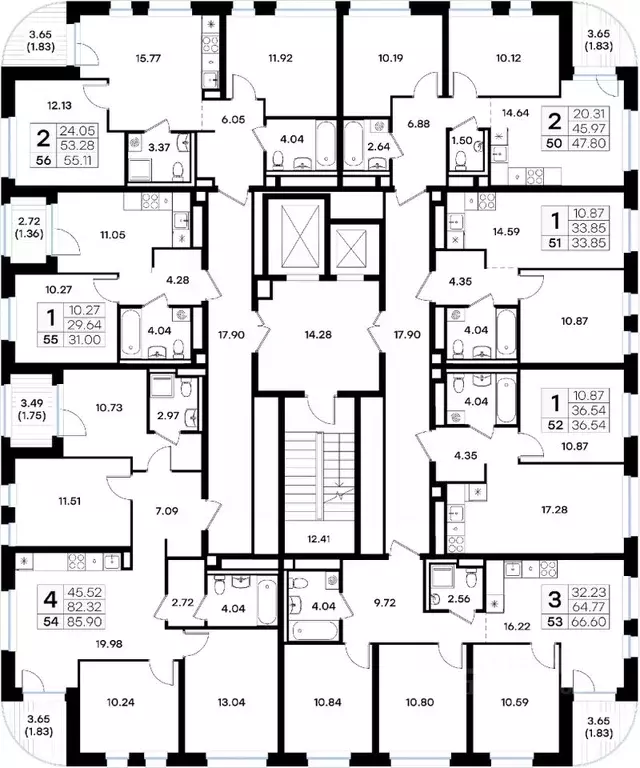 4-к кв. Татарстан, Казань Завокзальная ул. (85.9 м) - Фото 2