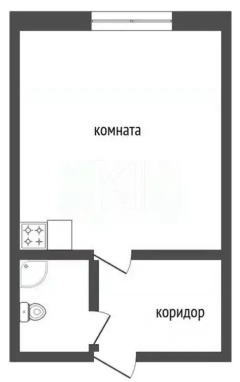 Студия Калининградская область, Калининград Красная ул., 127 (18.4 м) - Фото 2