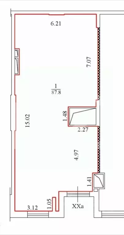 Торговая площадь в Москва Каширское ш., 65к3 (87 м) - Фото 2