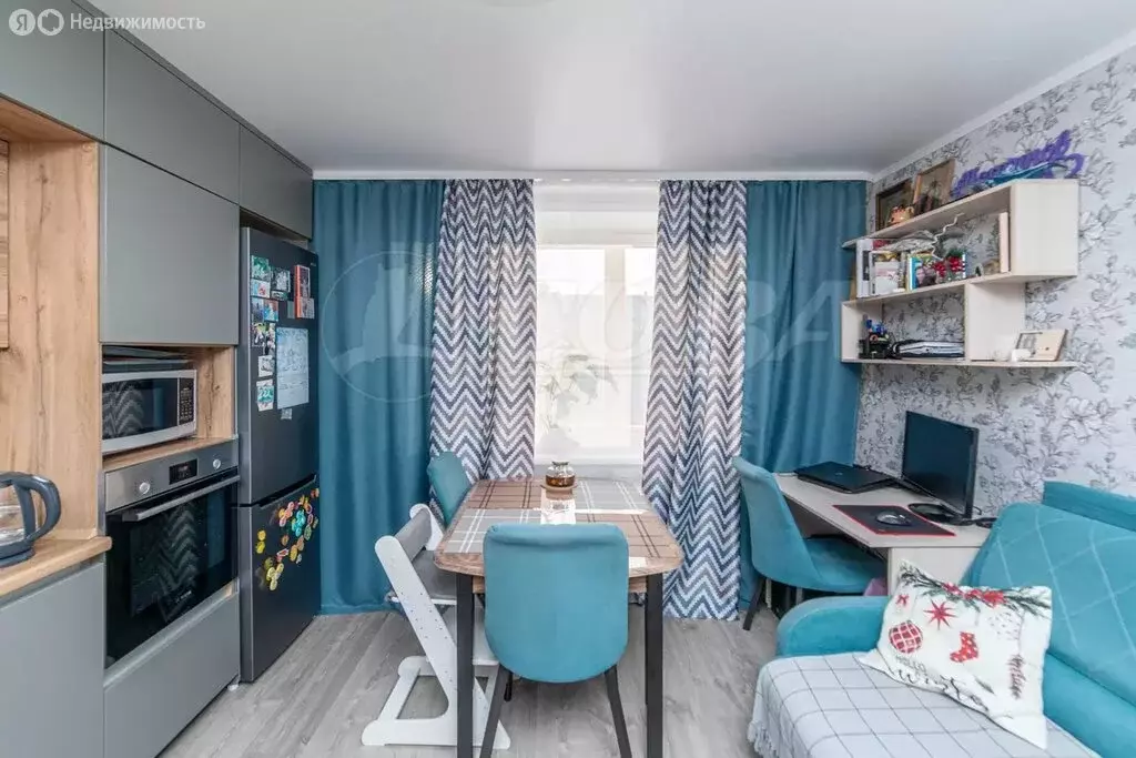 1-комнатная квартира: Тюмень, улица Федюнинского, 54 (39.3 м) - Фото 1