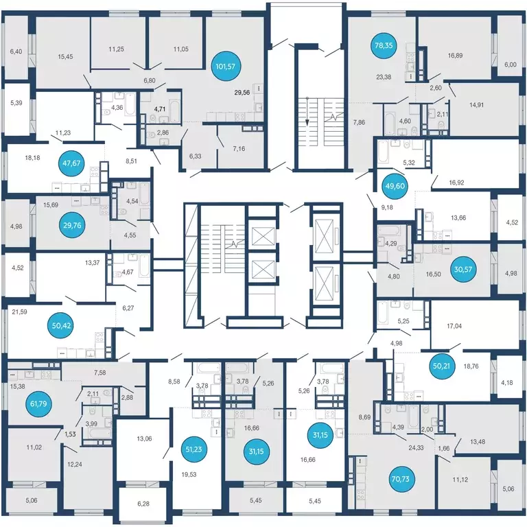2-к кв. Липецкая область, Липецк Елецкое ш., 9 (70.85 м) - Фото 2