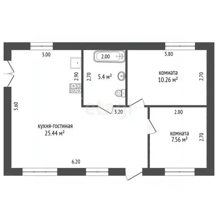 Дом в Марий Эл, Йошкар-Ола городской округ, д. Шоя-Кузнецово ул. ... - Фото 2