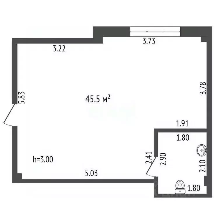 Торговая площадь в Севастополь ул. Тараса Шевченко, 49 (45 м) - Фото 1