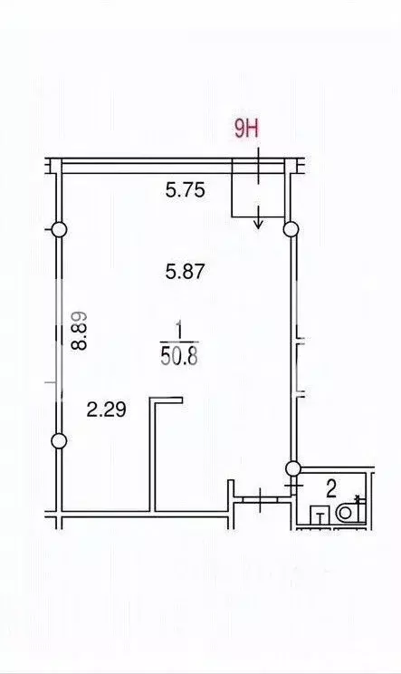 Помещение свободного назначения в Москва ул. Старый Гай, 8Д (53 м) - Фото 2