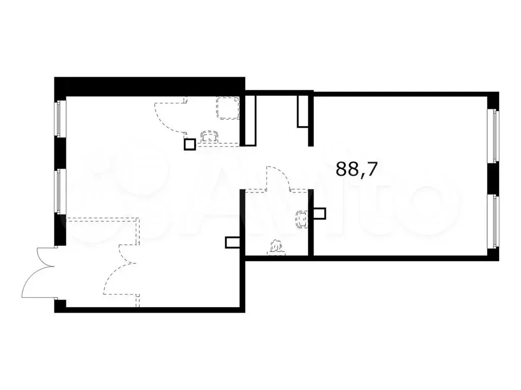 Продам помещение свободного назначения, 88.7 м - Фото 0