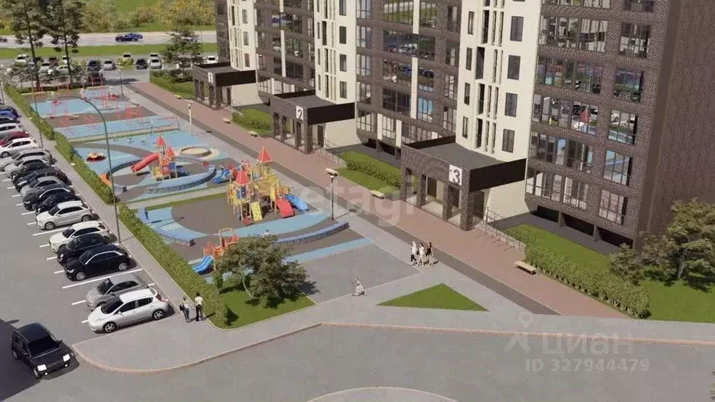 3-к кв. Тюменская область, Тюмень ул. Новоселов, 107к2 (55.7 м) - Фото 1