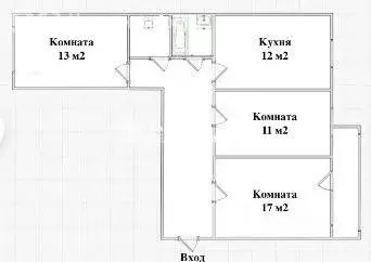 3-комнатная квартира: Самара, Некрасовская улица, 77 (65 м) - Фото 1