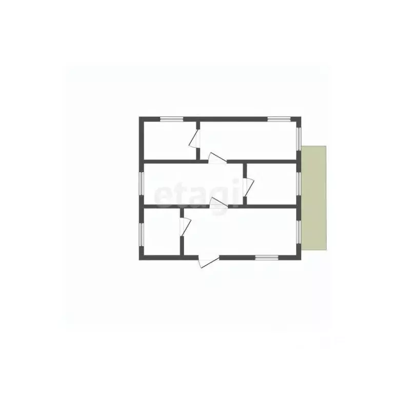 Дом в Челябинская область, Южноуральск ул. Чапаева, 46 (81 м) - Фото 2