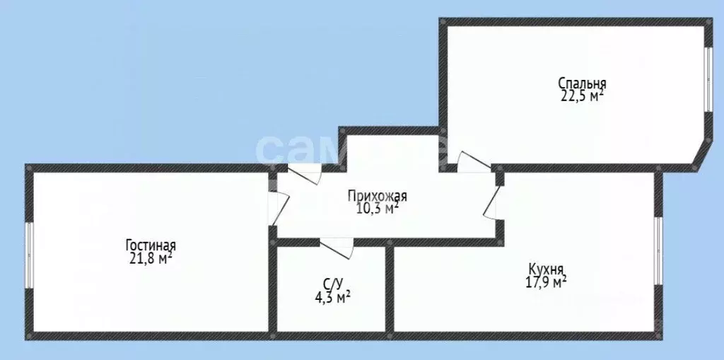2-к кв. Дагестан, Каспийск Батырая ул., 46 (80.0 м) - Фото 2