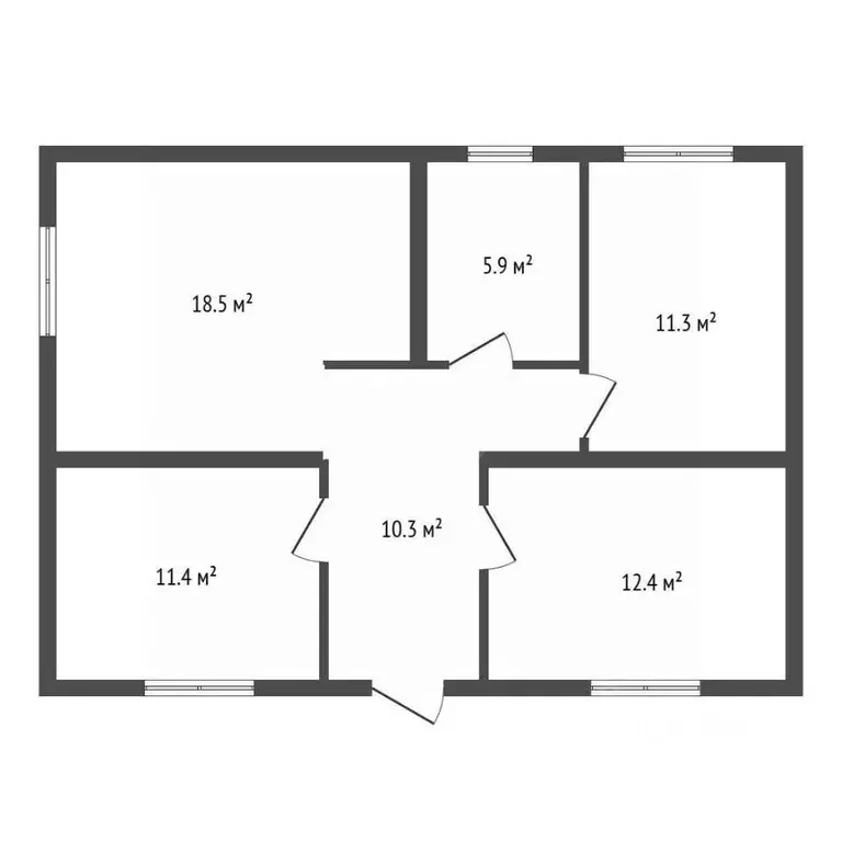 Дом в Воронежская область, Воронеж ул. Генерала Халютина, 42 (75 м) - Фото 2