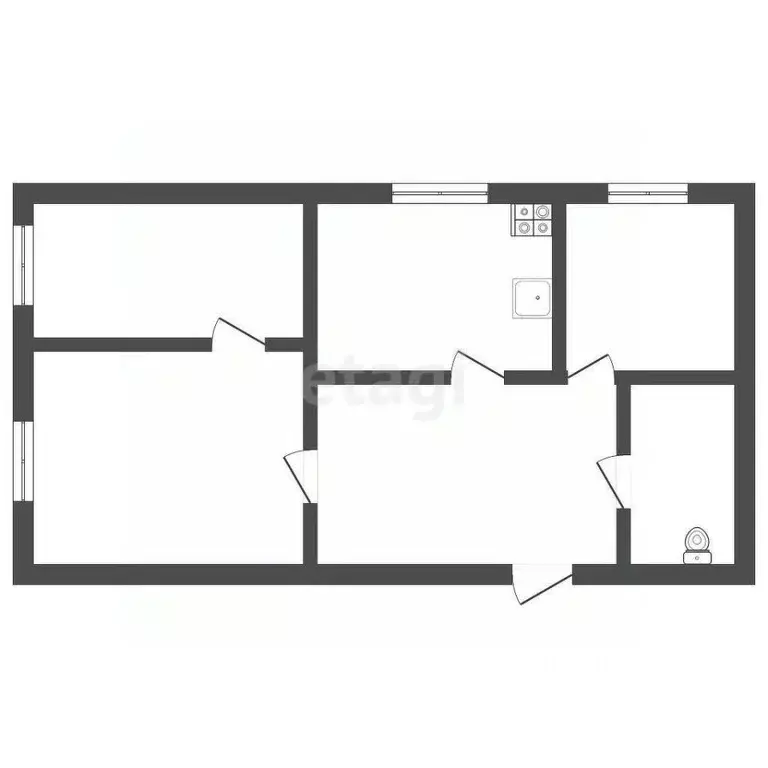 Дом в Ставропольский край, Пятигорск Сборный пер. (76 м) - Фото 1