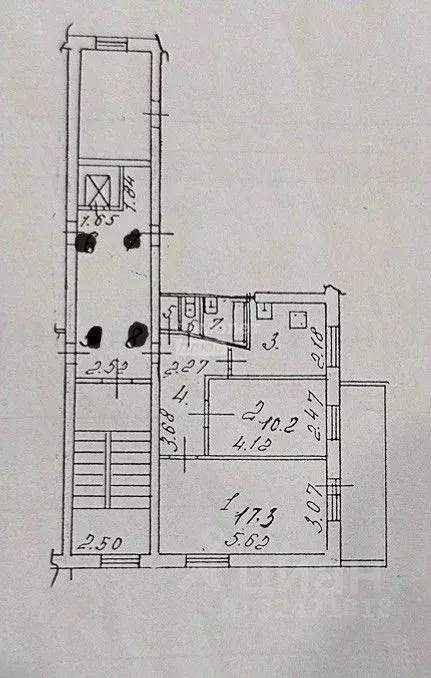2-к кв. Иркутская область, Иркутск Байкальская ул., 182 (43.4 м) - Фото 1