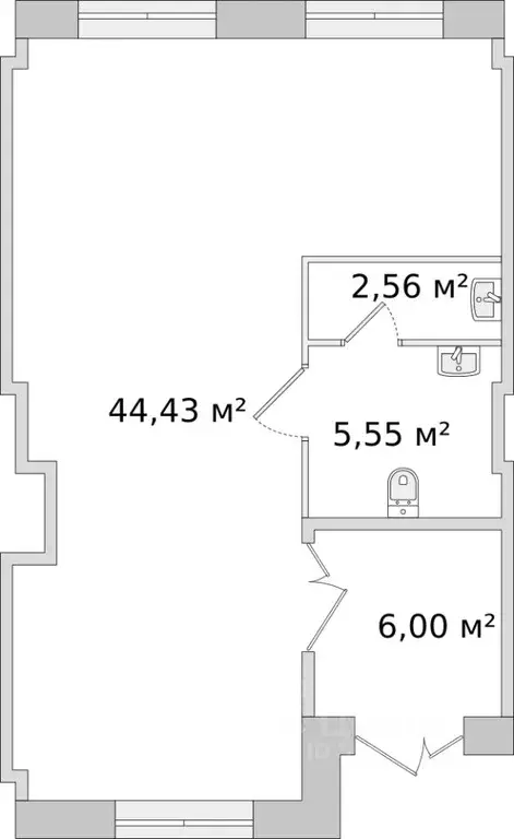 Помещение свободного назначения в Санкт-Петербург ул. Плесецкая, 24 ... - Фото 1