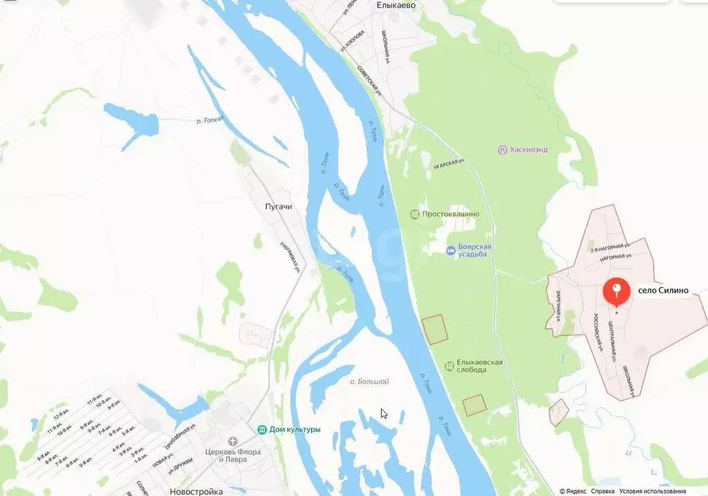 2-комнатная квартира: село Силино, Школьная улица, 2 (44.4 м) - Фото 0