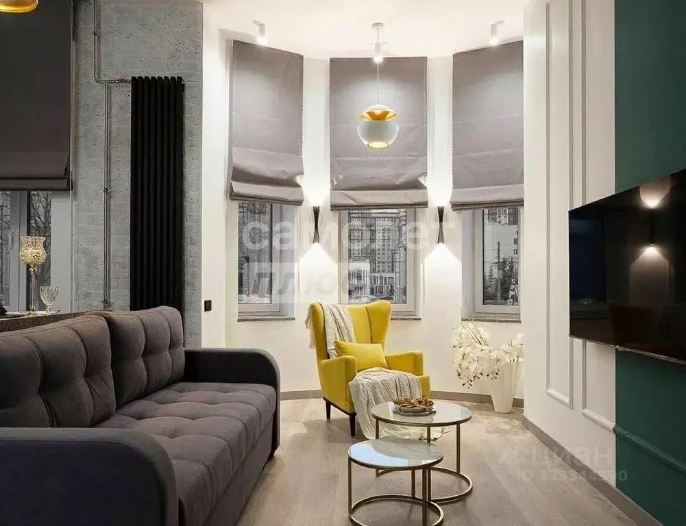 Квартира, 1 комната, 50.4 м - Фото 1