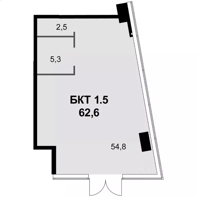 Помещение свободного назначения в Москва ул. Шеногина, 2 (63 м) - Фото 2