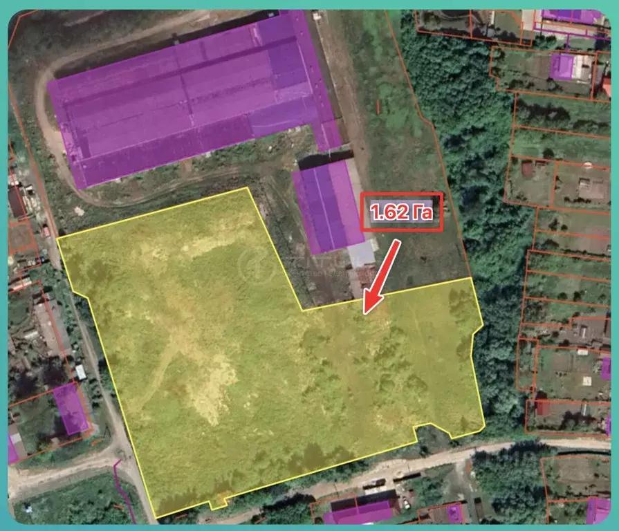 Участок в Калужская область, Сухиничи ул. Ленина, 23 (162.45 сот.) - Фото 1