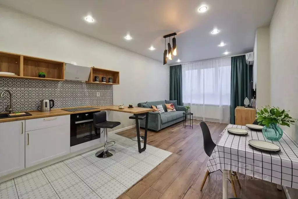 1-к кв. Татарстан, Казань ул. Аметьевская магистраль, 18к5 (46.0 м) - Фото 2